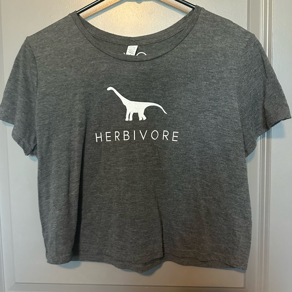 Herbivore Gray Dinosaur T-Shirt